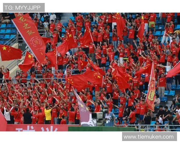 球迷燃情助威,为心中的偶像打出最热烈的助威声!